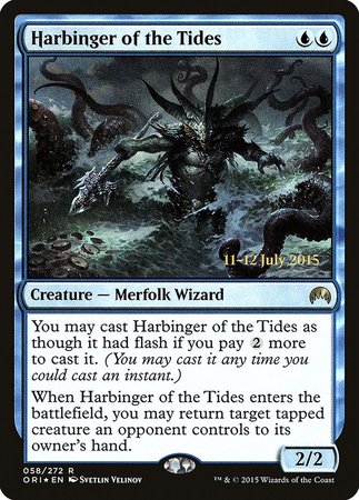 Harbinger of the Tides [Magic Origins Promos] | Arkham Games and Comics