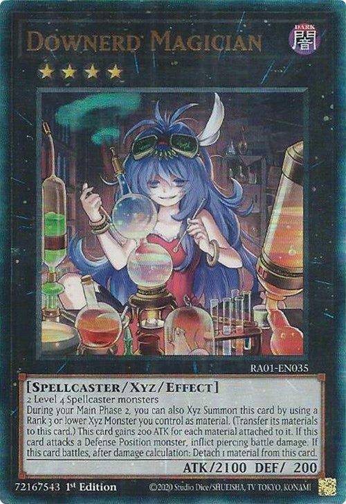 Downerd Magician [RA01-EN035] Prismatic Ultimate Rare | Arkham Games and Comics