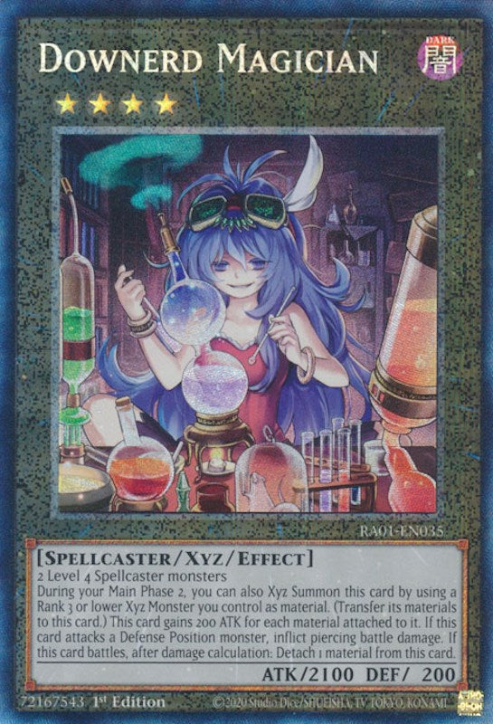 Downerd Magician [RA01-EN035] Prismatic Collector's Rare | Arkham Games and Comics