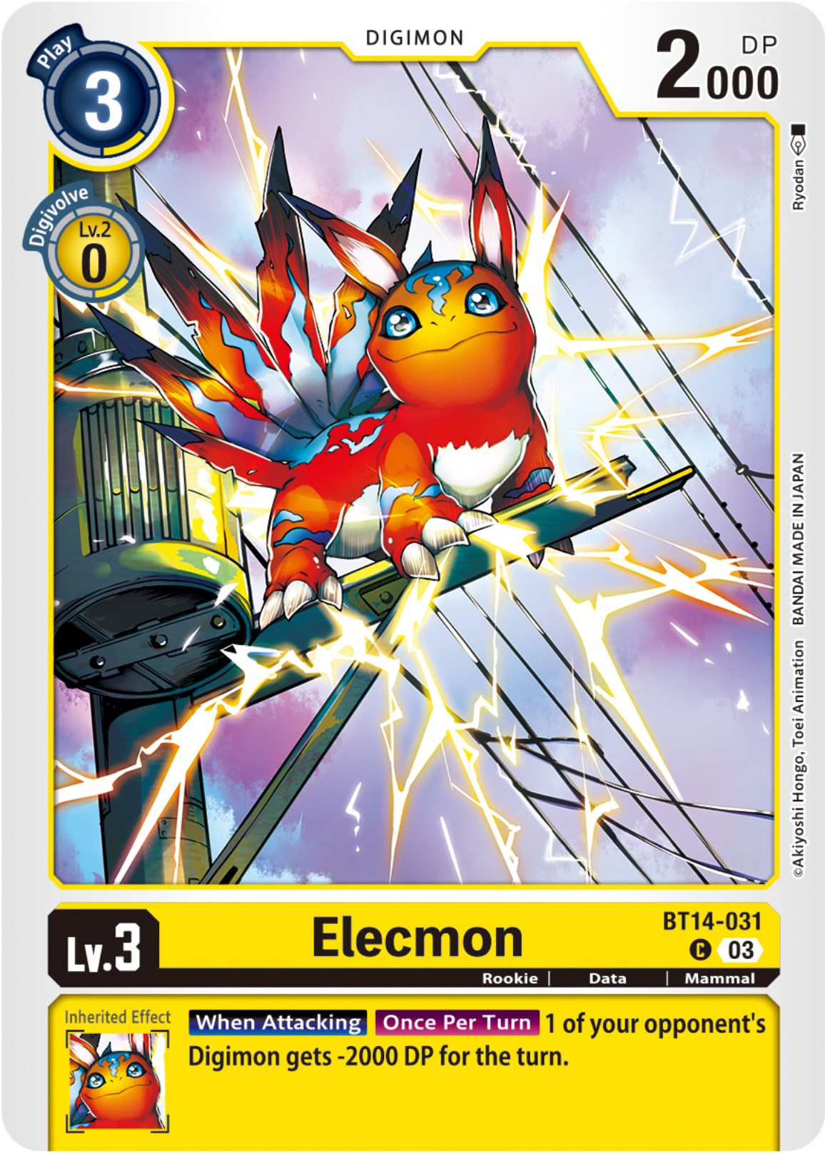 Elecmon [BT14-031] [Blast Ace] | Arkham Games and Comics