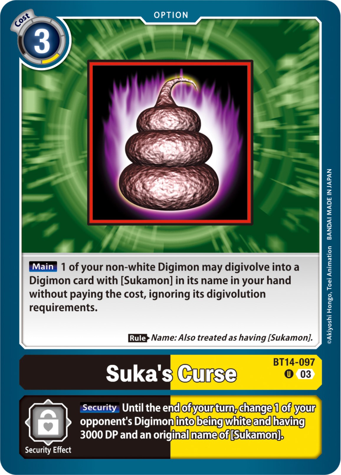 Suka's Curse [BT14-097] [Blast Ace] | Arkham Games and Comics