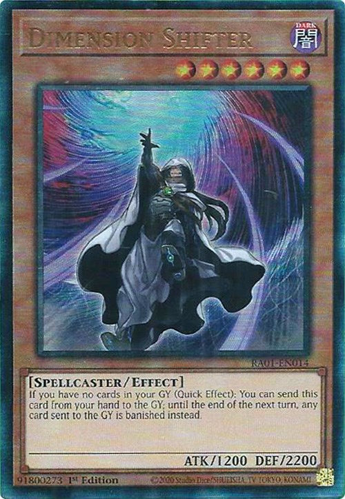 Dimension Shifter [RA01-EN014] Prismatic Ultimate Rare | Arkham Games and Comics