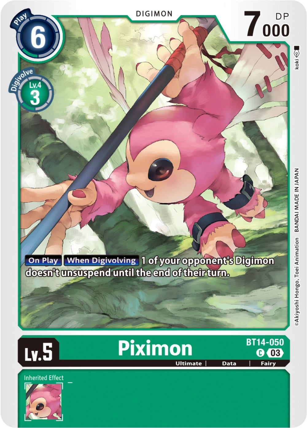 Piximon [BT14-050] [Blast Ace] | Arkham Games and Comics