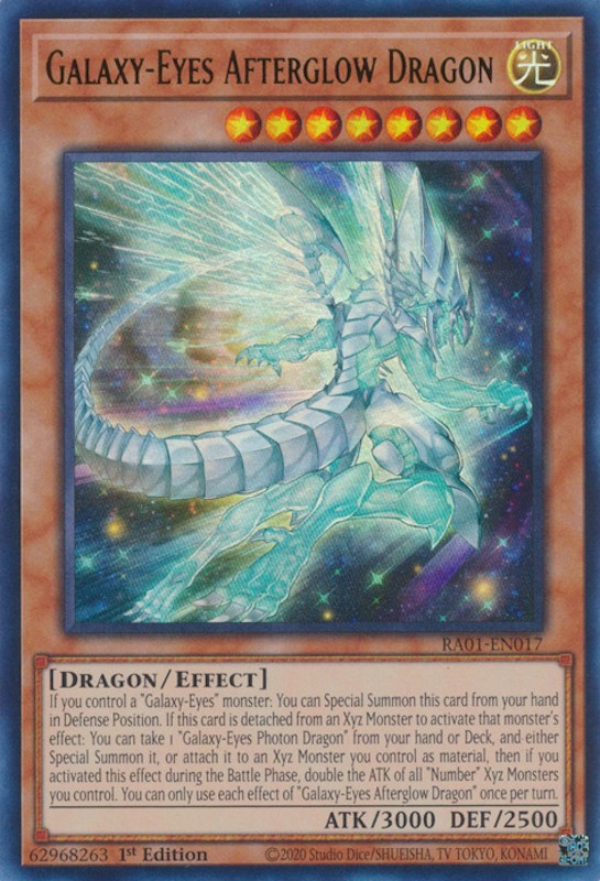 Galaxy-Eyes Afterglow Dragon [RA01-EN017] Ultra Rare | Arkham Games and Comics