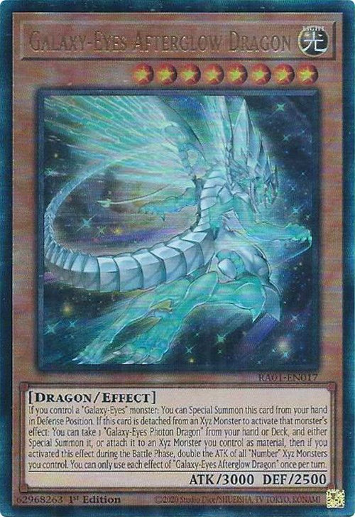 Galaxy-Eyes Afterglow Dragon [RA01-EN017] Prismatic Ultimate Rare | Arkham Games and Comics