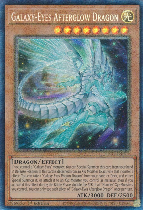 Galaxy-Eyes Afterglow Dragon [RA01-EN017] Prismatic Collector's Rare | Arkham Games and Comics