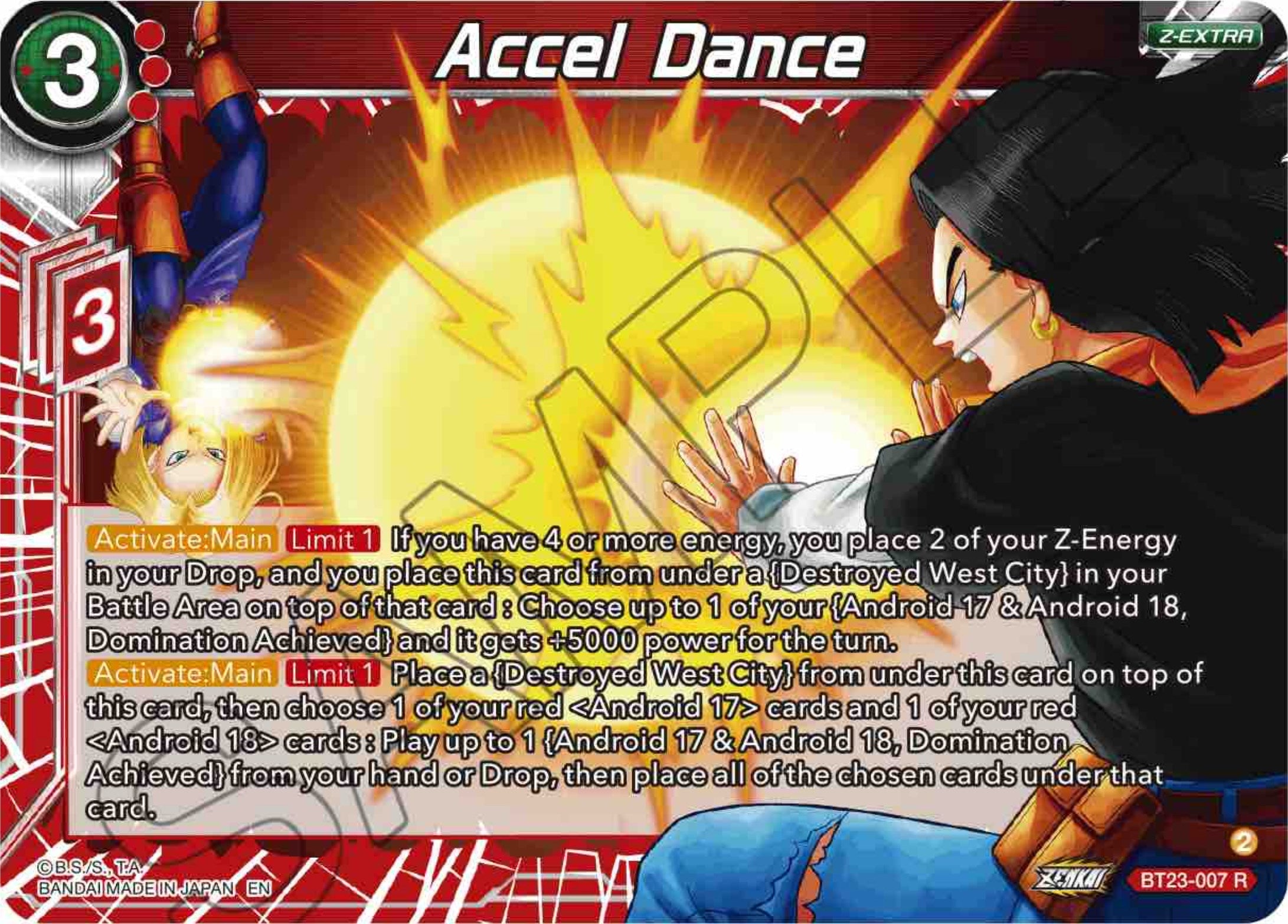 Accel Dance (BT23-007) [Perfect Combination] | Arkham Games and Comics