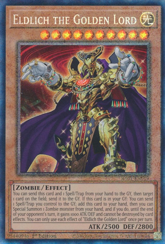 Eldlich the Golden Lord [RA01-EN019] Prismatic Collector's Rare | Arkham Games and Comics