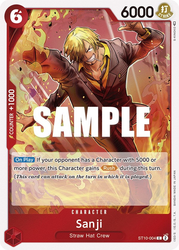 Sanji [Ultimate Deck - The Three Captains] | Arkham Games and Comics