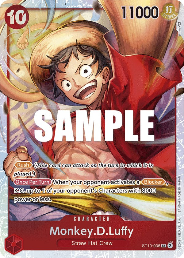 Monkey.D.Luffy [Ultimate Deck - The Three Captains] | Arkham Games and Comics