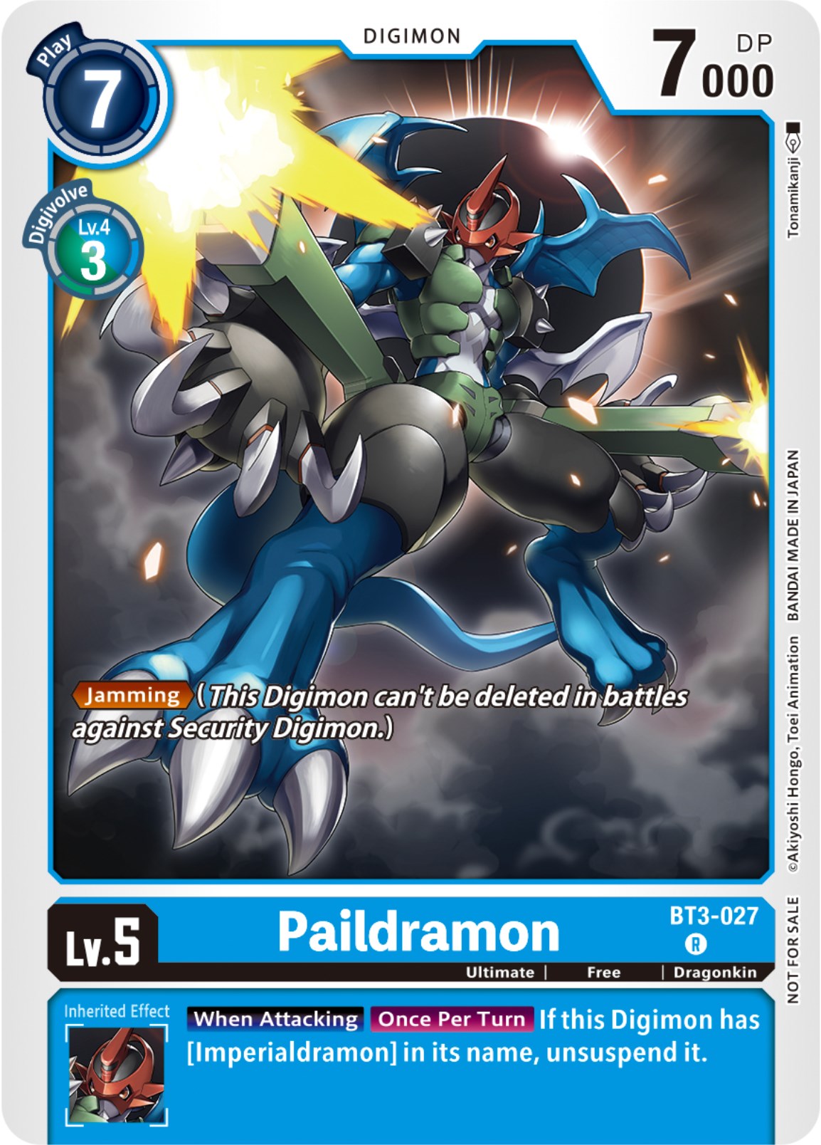 Paildramon [BT3-027] (NYCC 2023 Demo Deck) [Release Special Booster Ver.1.5] | Arkham Games and Comics