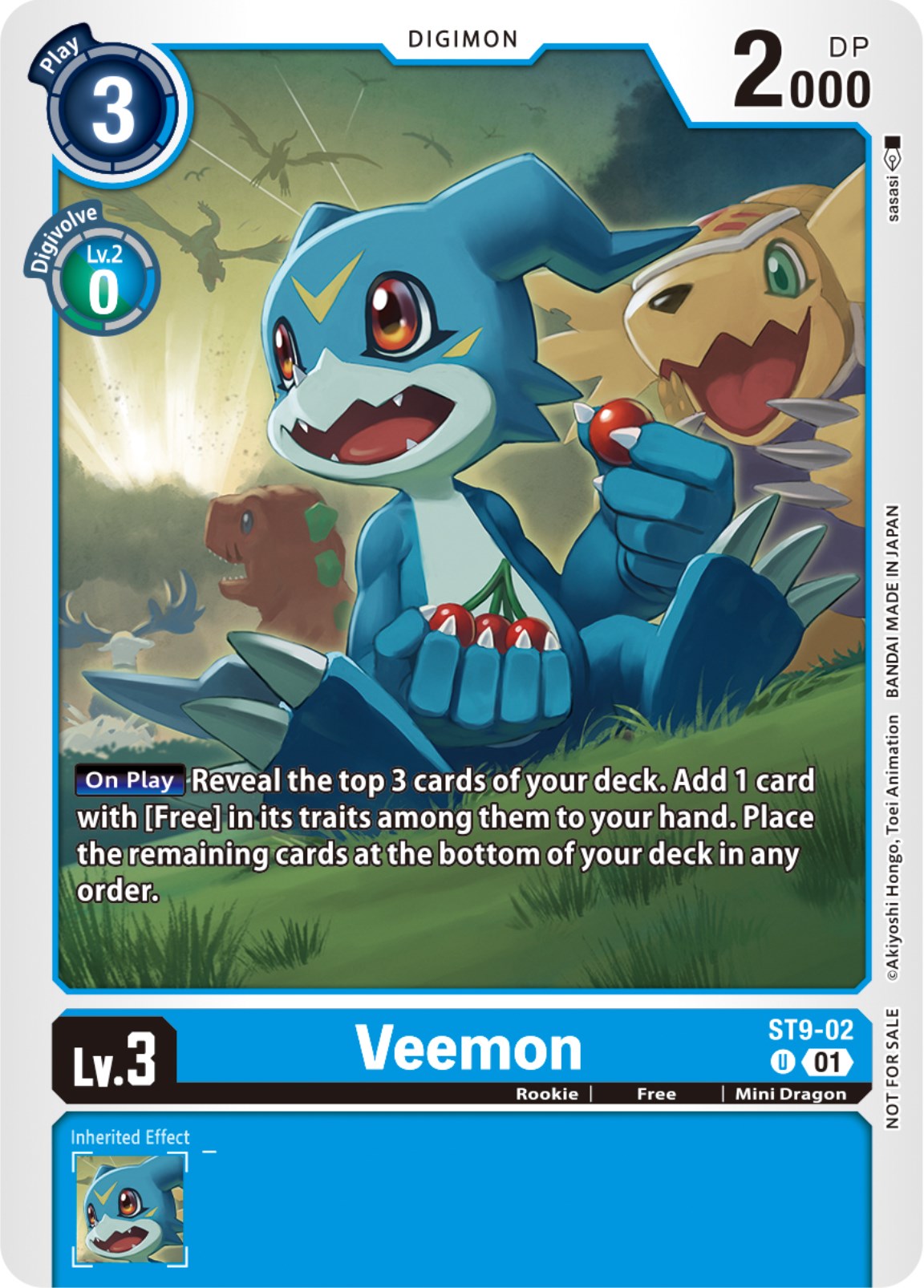 Veemon [ST9-02] (NYCC 2023 Demo Deck) [Starter Deck: Ultimate Ancient Dragon] | Arkham Games and Comics