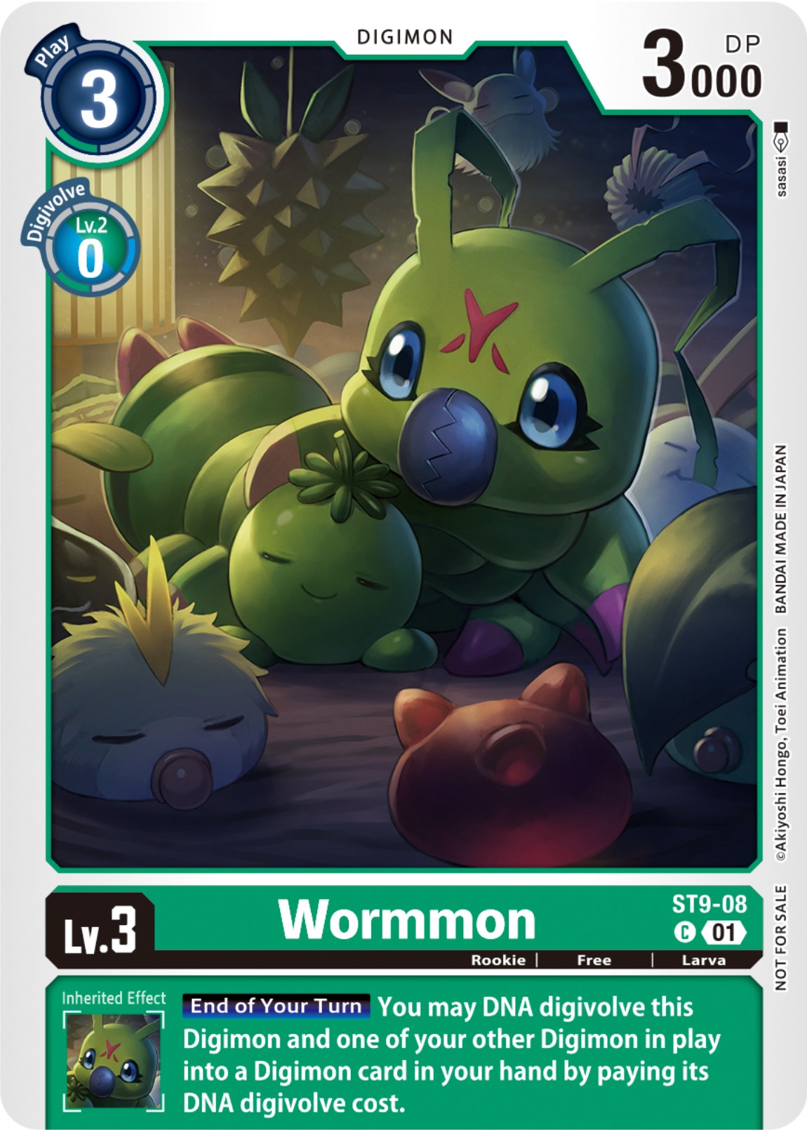 Wormmon [ST9-08] (NYCC 2023 Demo Deck) [Starter Deck: Ultimate Ancient Dragon] | Arkham Games and Comics