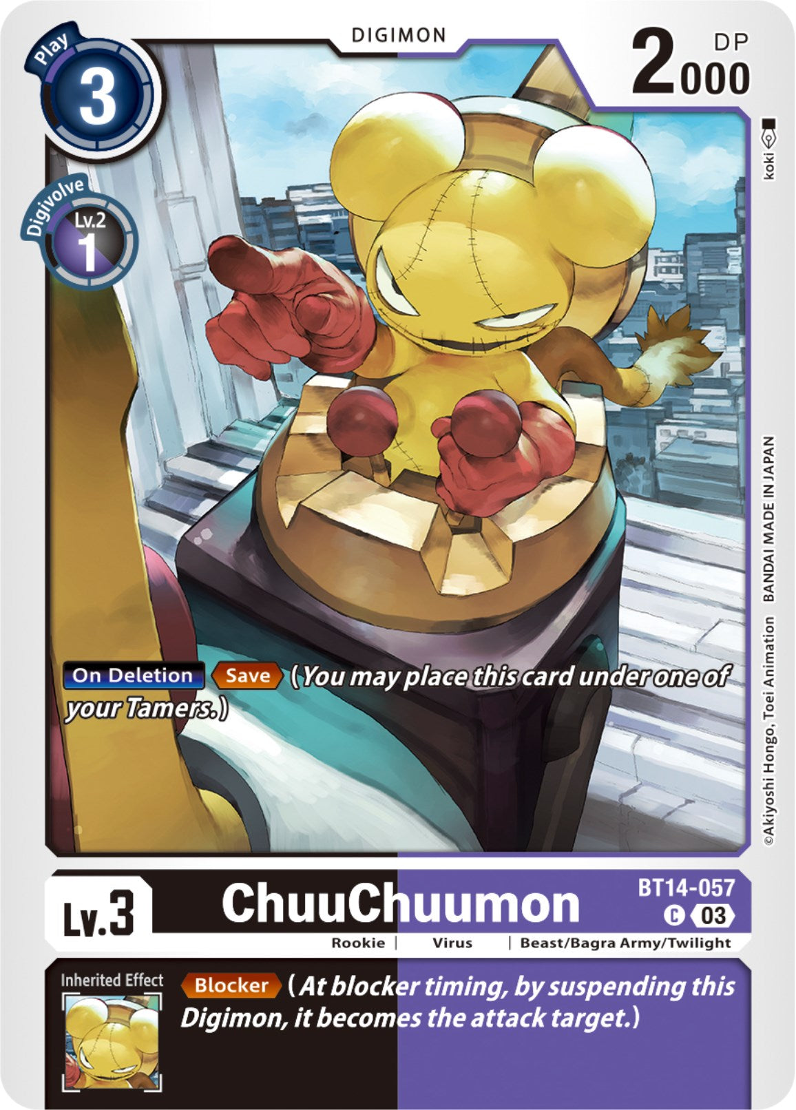 ChuuChuumon [BT14-057] [Blast Ace] | Arkham Games and Comics