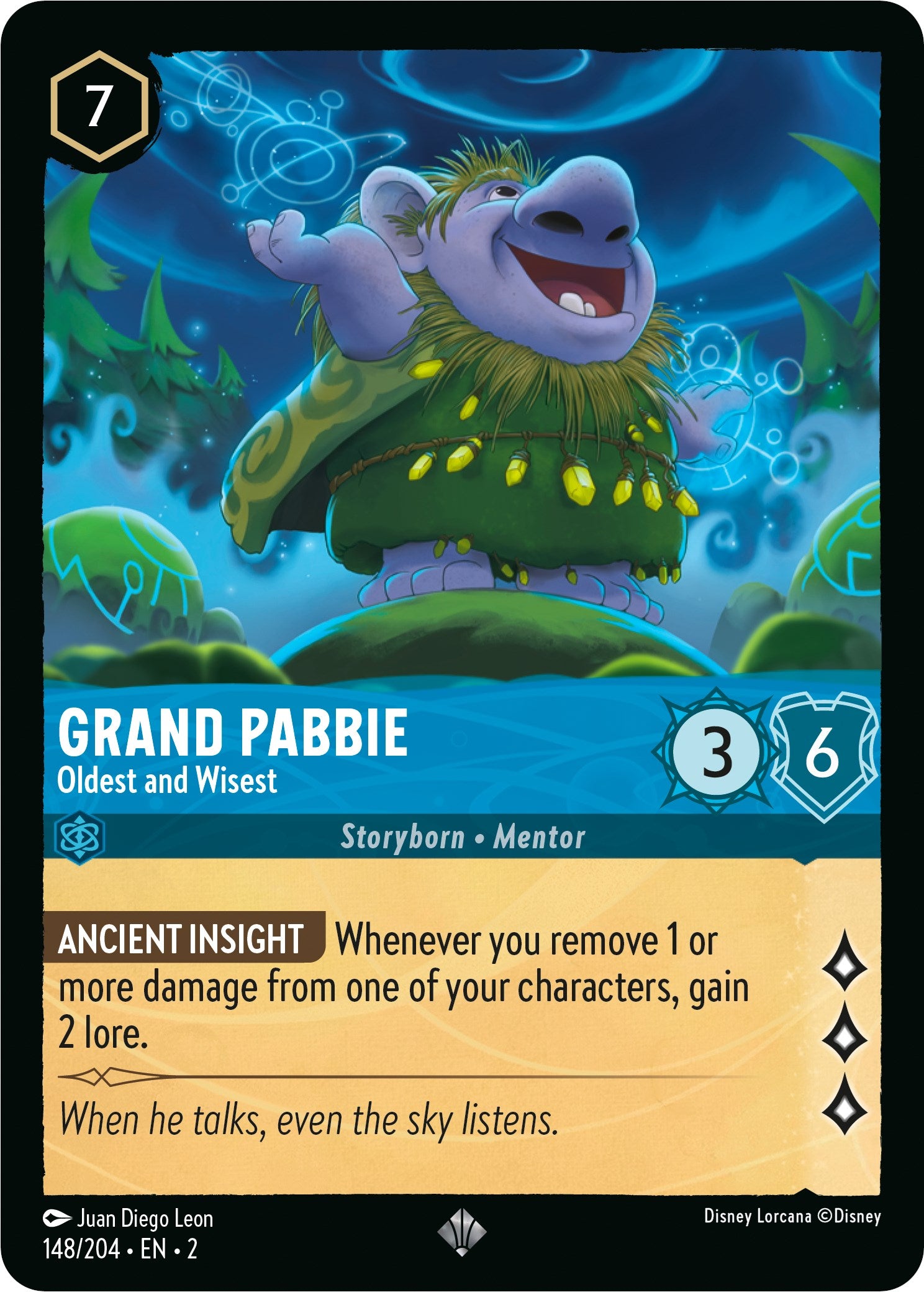Grand Pabbie - Oldest and Wisest (148/204) [Rise of the Floodborn] | Arkham Games and Comics