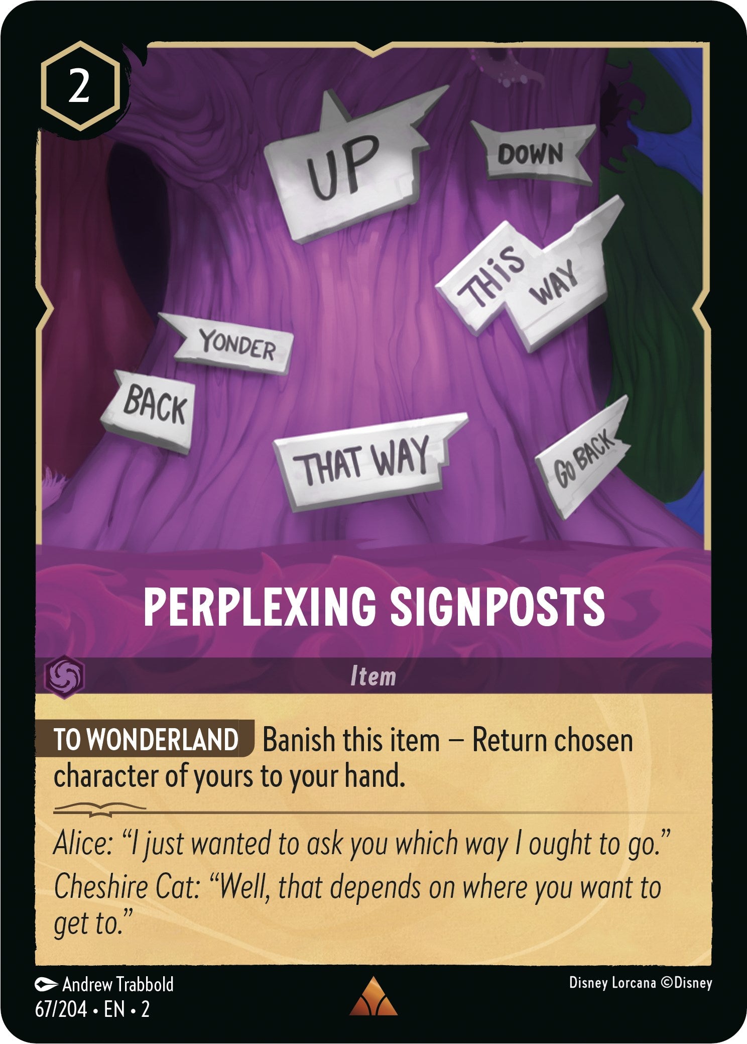 Perplexing Signposts (67/204) [Rise of the Floodborn] | Arkham Games and Comics