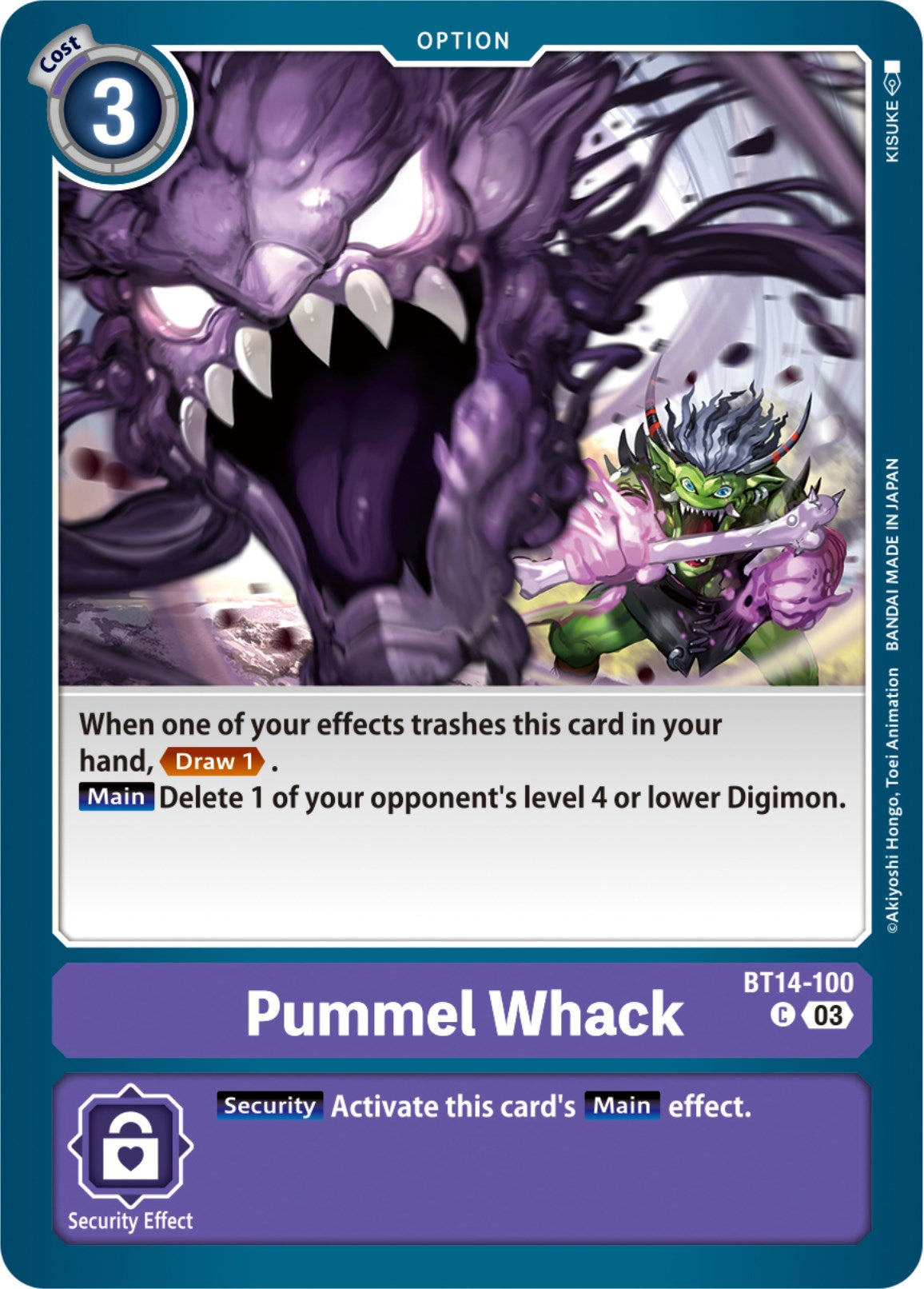 Pummel Whack [BT14-100] [Blast Ace] | Arkham Games and Comics