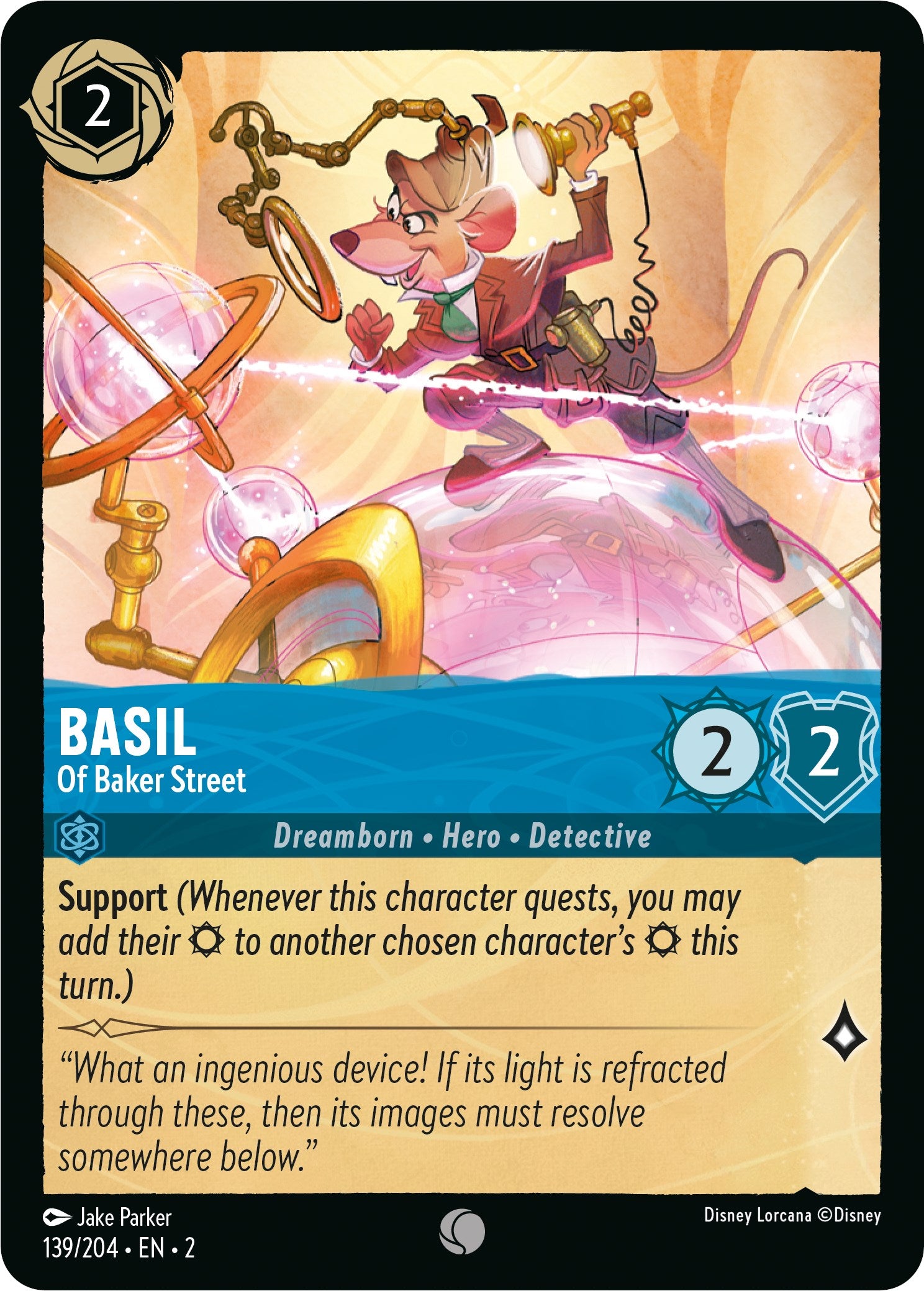 Basil - Of Baker Street (139/204) [Rise of the Floodborn] | Arkham Games and Comics