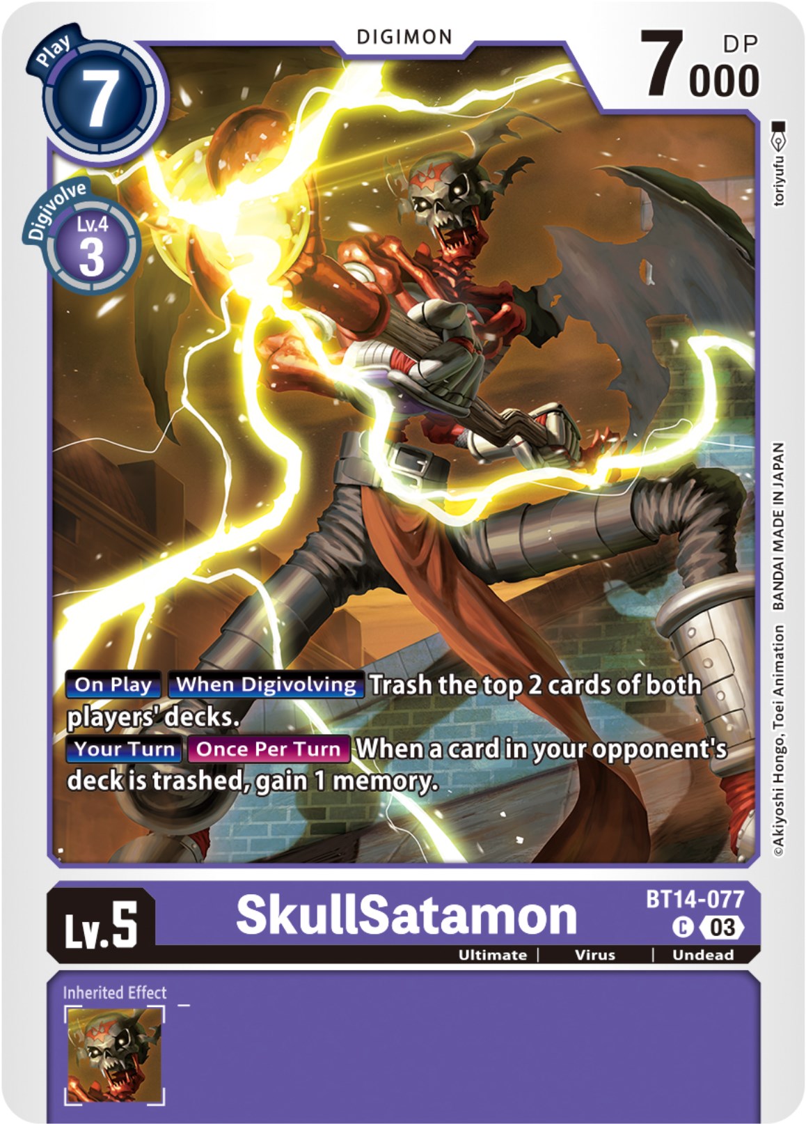 SkullSatamon [BT14-077] [Blast Ace] | Arkham Games and Comics