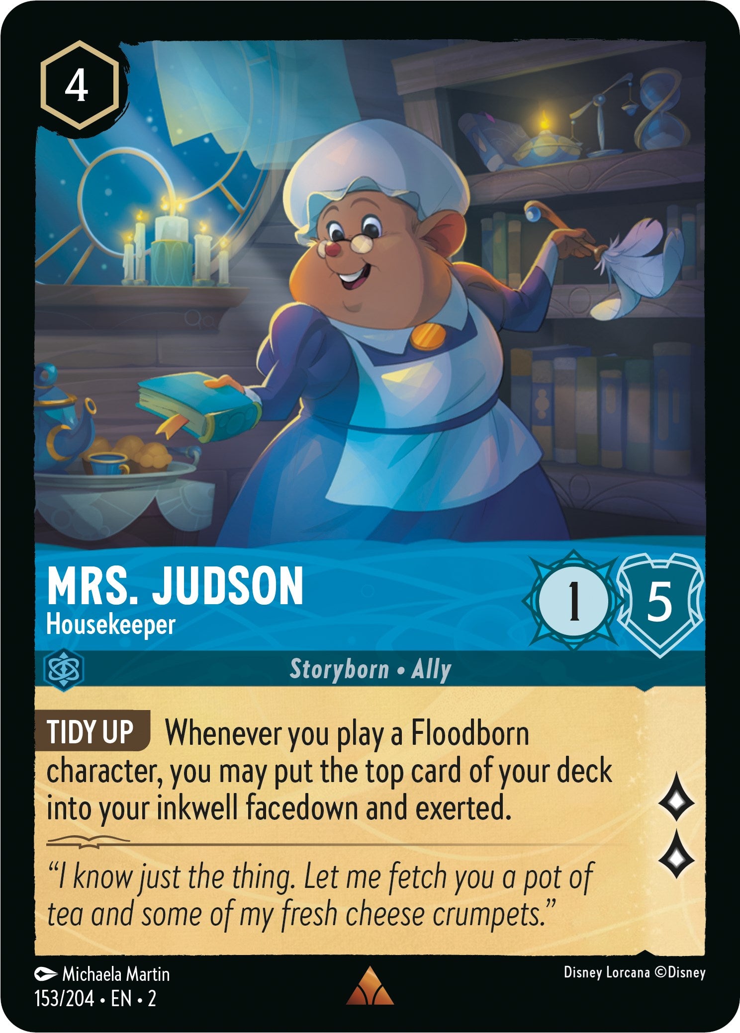 Mrs. Judson - Housekeeper (153/204) [Rise of the Floodborn] | Arkham Games and Comics