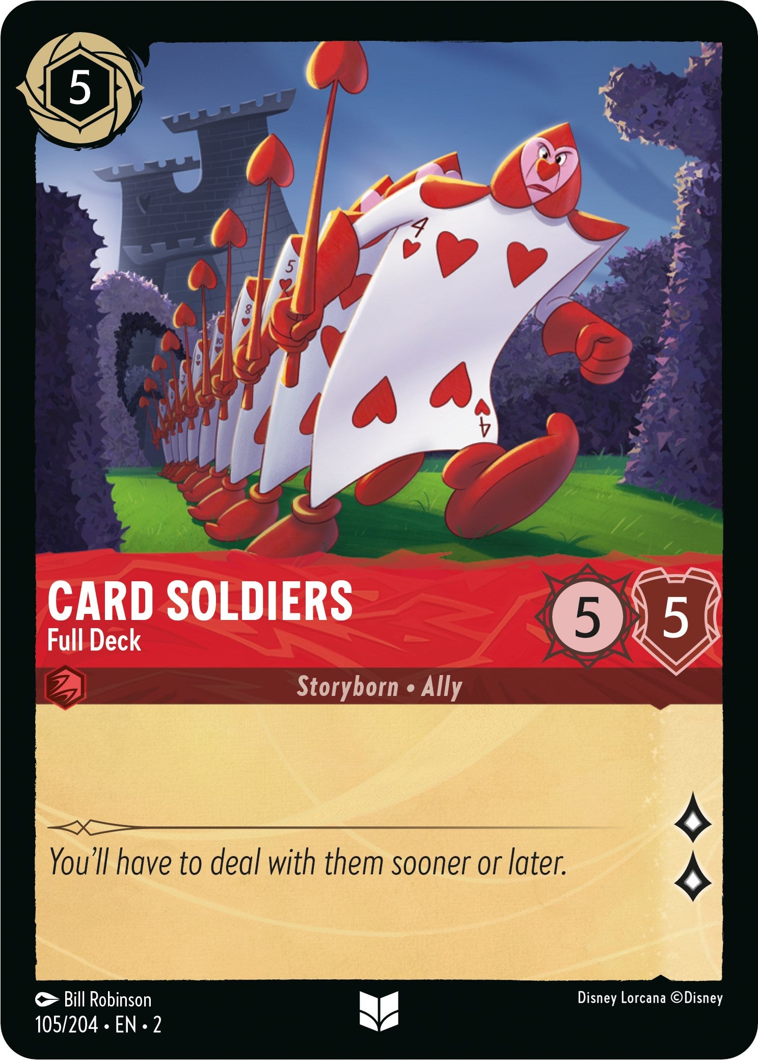 Card Soldiers - Full Deck (105/204) [Rise of the Floodborn] | Arkham Games and Comics