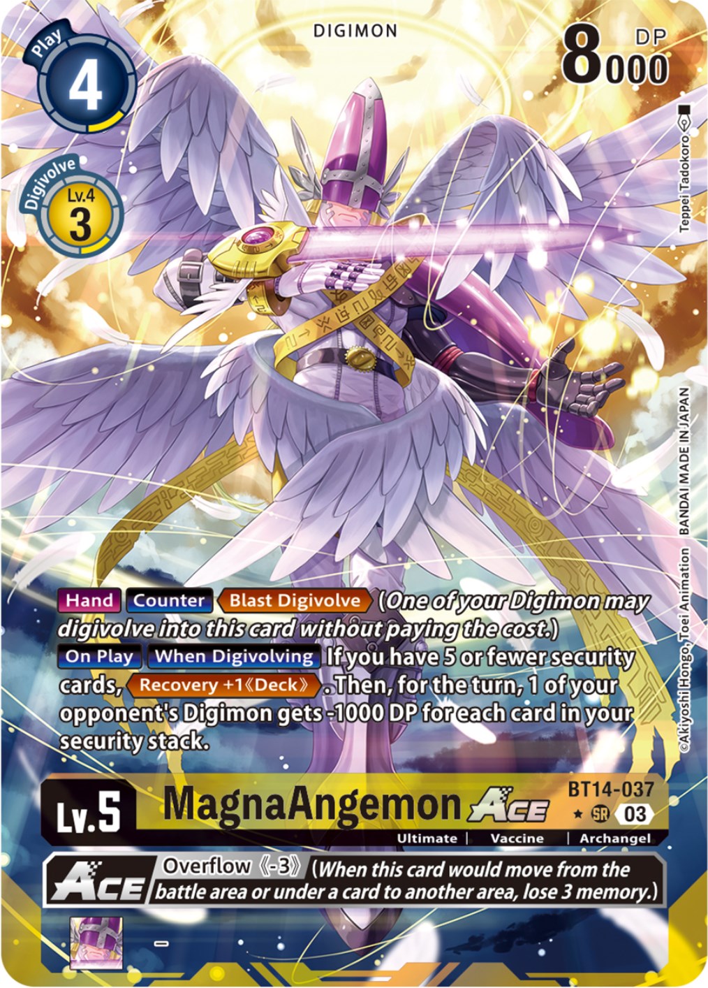 MagnaAngemon Ace [BT14-037] (Alternate Art) [Blast Ace] | Arkham Games and Comics