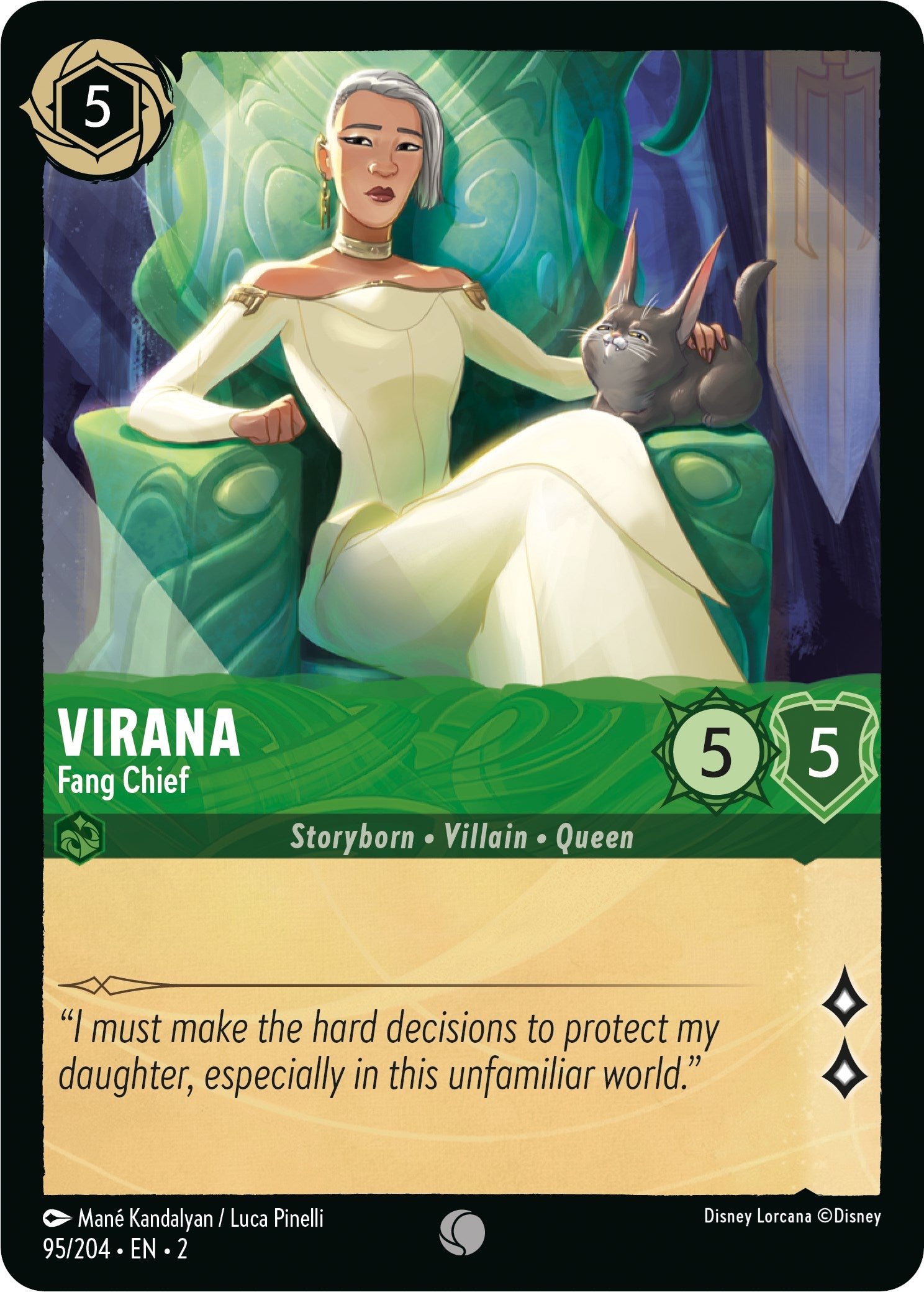 Virana - Fang Chief (95/204) [Rise of the Floodborn] | Arkham Games and Comics