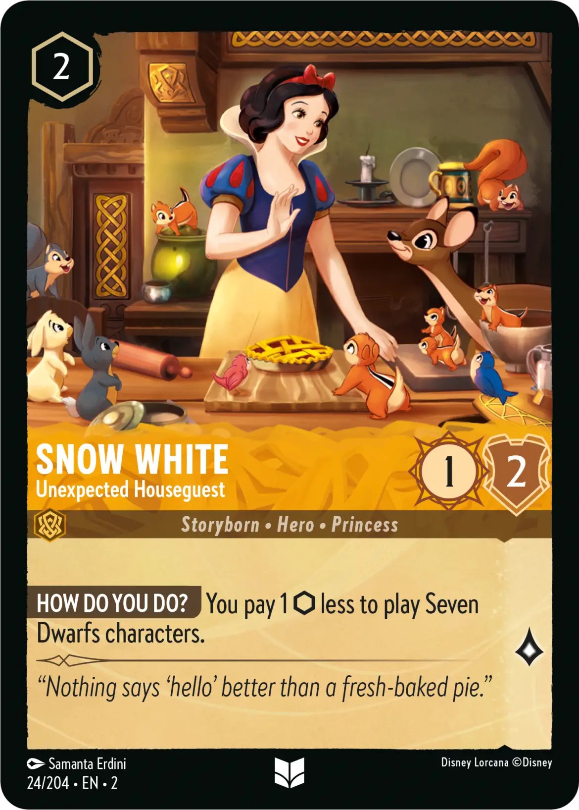 Snow White - Unexpected Houseguest (24/204) [Rise of the Floodborn] | Arkham Games and Comics