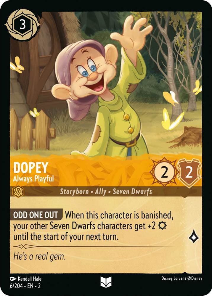 Dopey - Always Playful (6/204) [Rise of the Floodborn] | Arkham Games and Comics