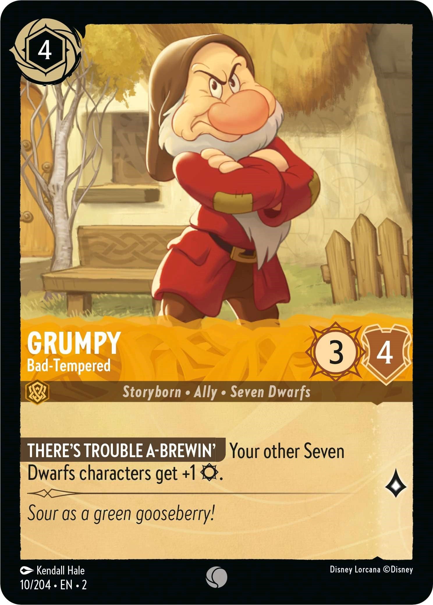 Grumpy - Bad-Tempered (10/204) [Rise of the Floodborn] | Arkham Games and Comics
