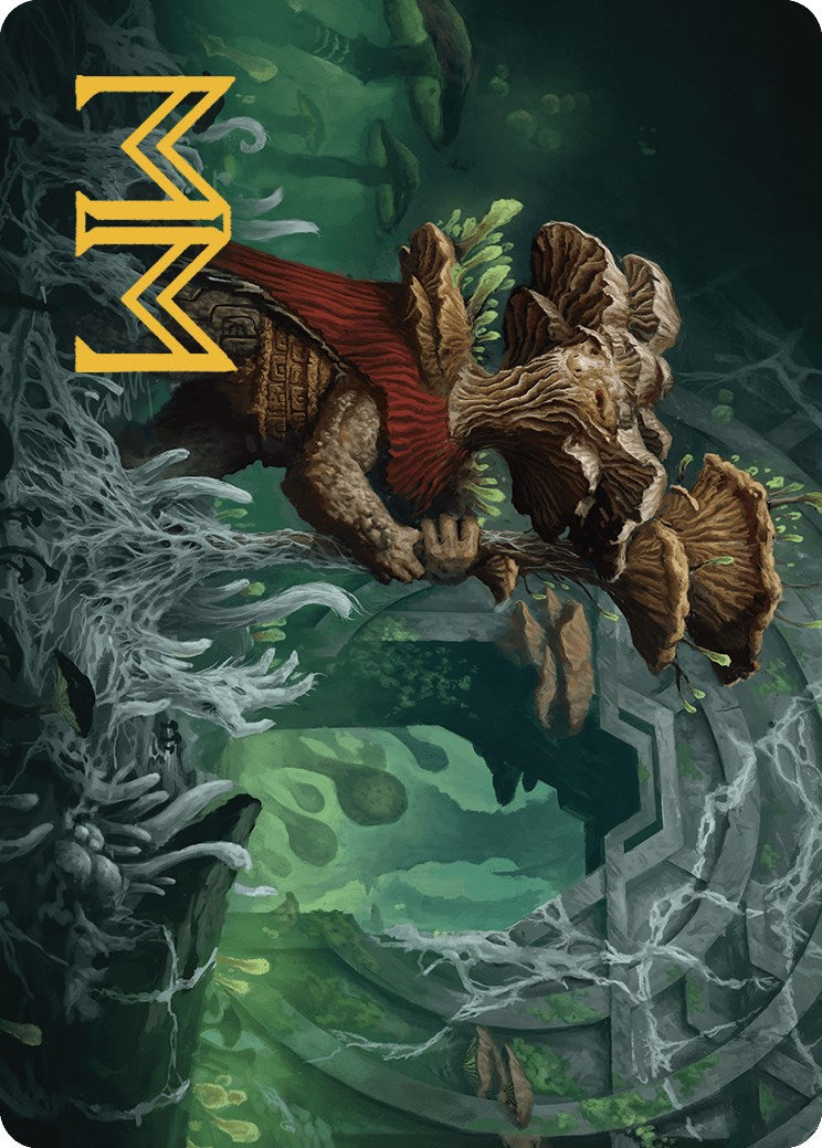 Tendril of the Mycotyrant Art Card (Gold-Stamped Signature) [The Lost Caverns of Ixalan Art Series] | Arkham Games and Comics