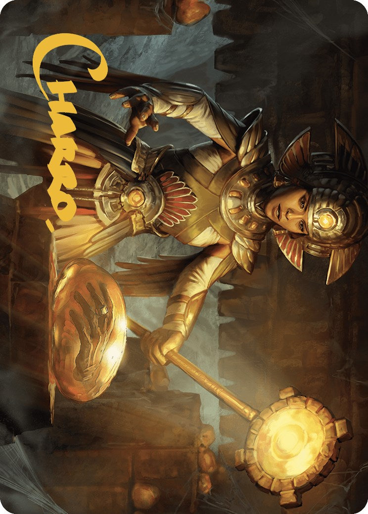 Curator of Sun's Creation Art Card (Gold-Stamped Signature) [The Lost Caverns of Ixalan Art Series] | Arkham Games and Comics