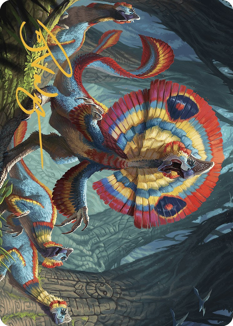 Sunfrill Imitator Art Card (Gold-Stamped Signature) [The Lost Caverns of Ixalan Art Series] | Arkham Games and Comics