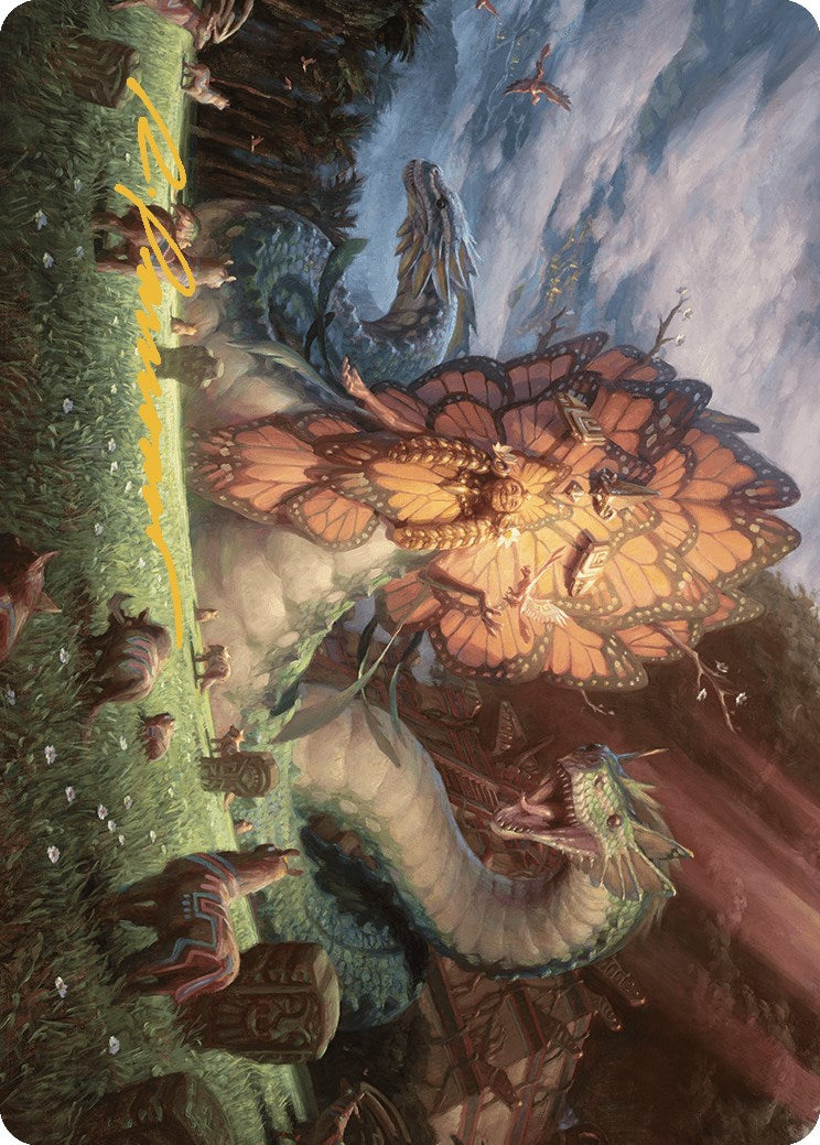 Ojer Kaslem, Deepest Growth Art Card (30/81) (Gold-Stamped Signature) [The Lost Caverns of Ixalan Art Series] | Arkham Games and Comics