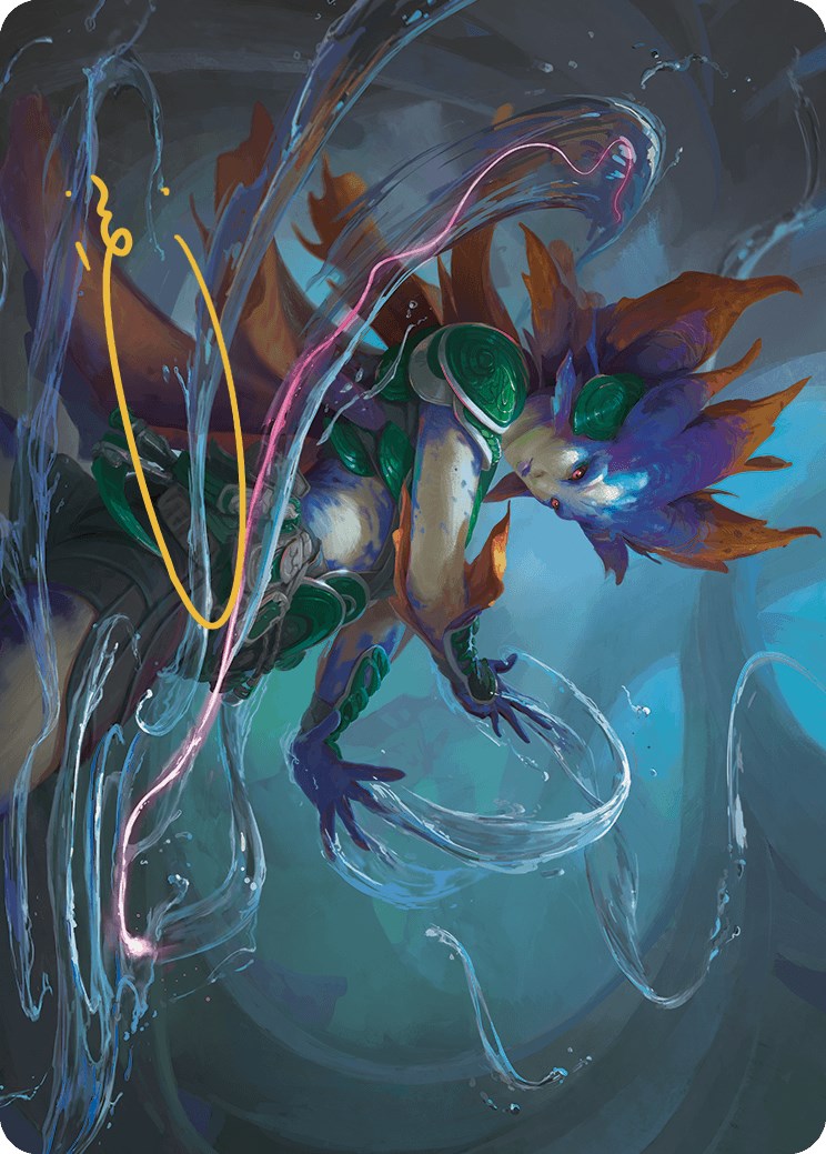 Nicanzil, Current Conductor Art Card (Gold-Stamped Signature) [The Lost Caverns of Ixalan Art Series] | Arkham Games and Comics