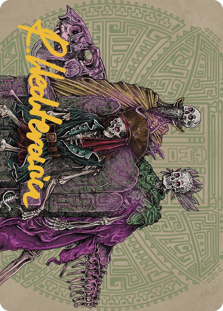 Throne of the Grim Captain Art Card (Gold-Stamped Signature) [The Lost Caverns of Ixalan Art Series] | Arkham Games and Comics