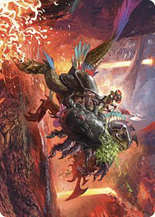 Triumphant Chomp Art Card [The Lost Caverns of Ixalan Art Series] | Arkham Games and Comics