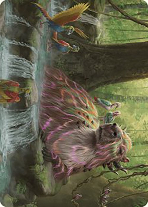 Basking Capybara Art Card [The Lost Caverns of Ixalan Art Series] | Arkham Games and Comics
