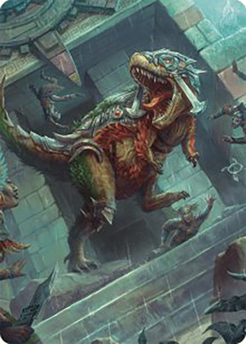 Carnage Tyrant Art Card [The Lost Caverns of Ixalan Art Series] | Arkham Games and Comics