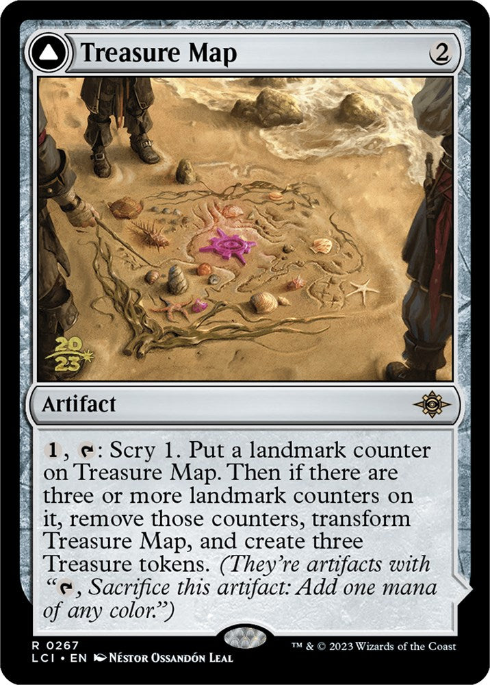 Treasure Map // Treasure Cove [The Lost Caverns of Ixalan Prerelease Cards] | Arkham Games and Comics