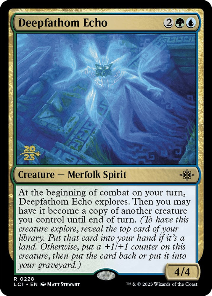 Deepfathom Echo [The Lost Caverns of Ixalan Prerelease Cards] | Arkham Games and Comics