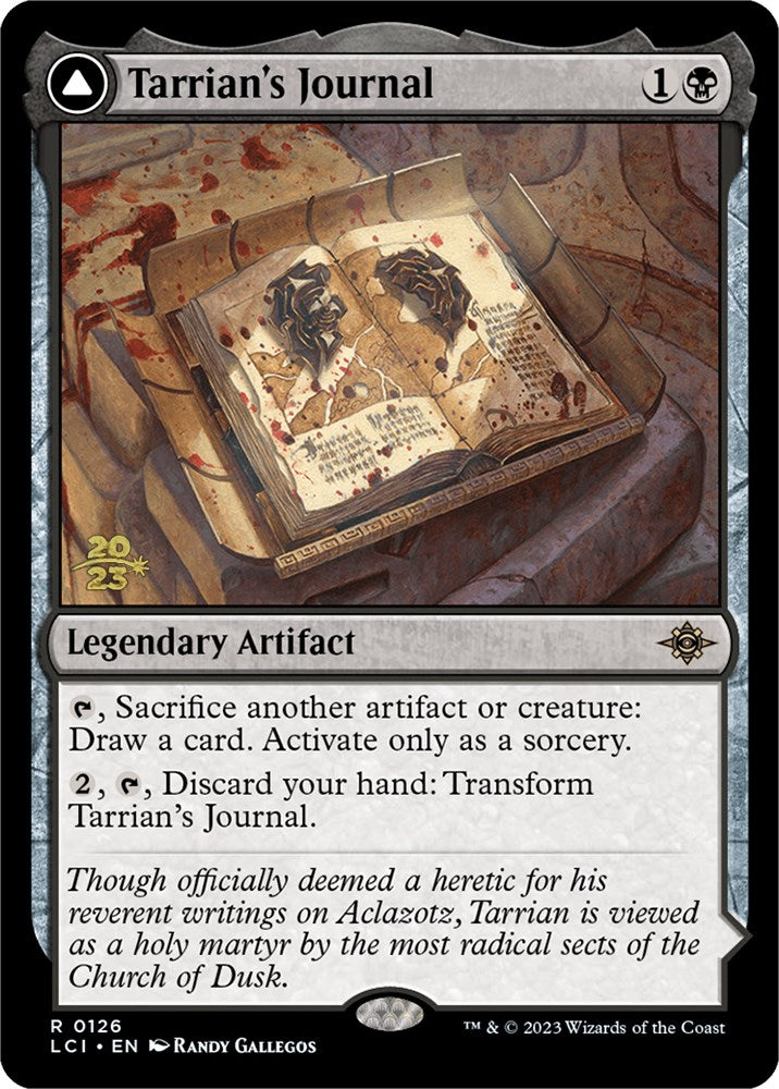 Tarrian's Journal // The Tomb of Aclazotz [The Lost Caverns of Ixalan Prerelease Cards] | Arkham Games and Comics