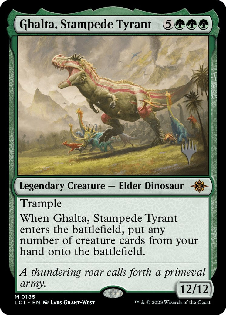Ghalta, Stampede Tyrant (Promo Pack) [The Lost Caverns of Ixalan Promos] | Arkham Games and Comics