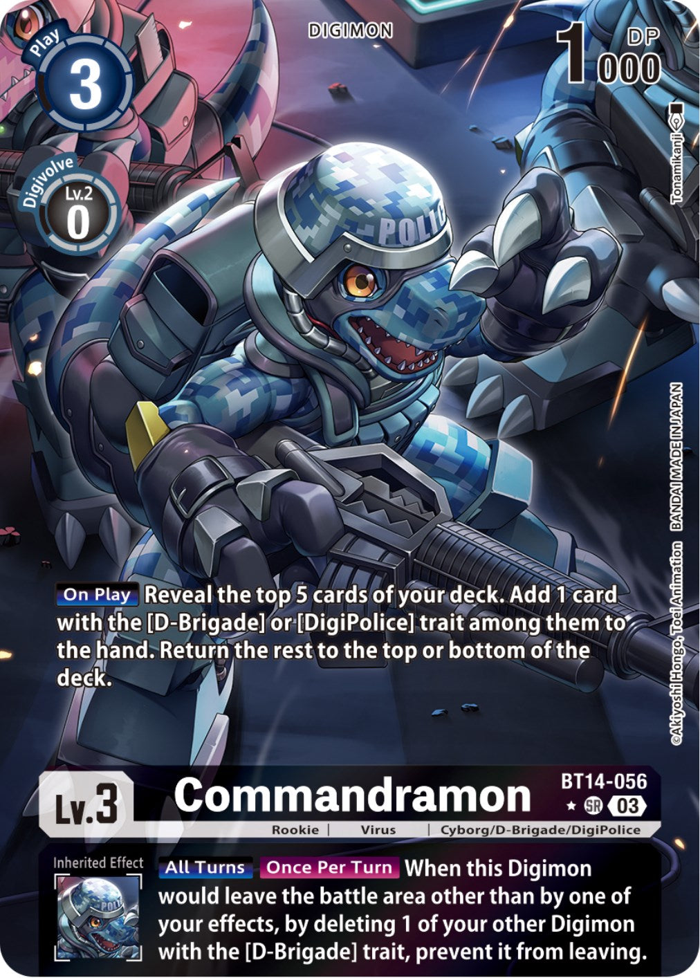 Commandramon [BT14-056] (Alternate Art) [Blast Ace] | Arkham Games and Comics