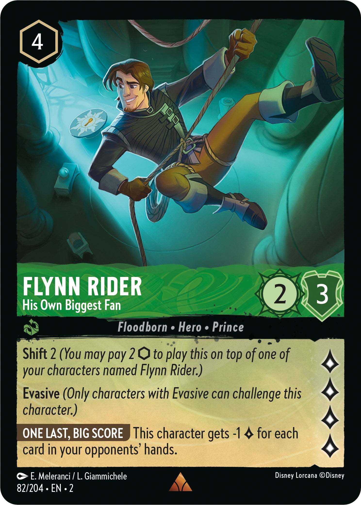 Flynn Rider - His Own Biggest Fan (82/204) [Rise of the Floodborn] | Arkham Games and Comics