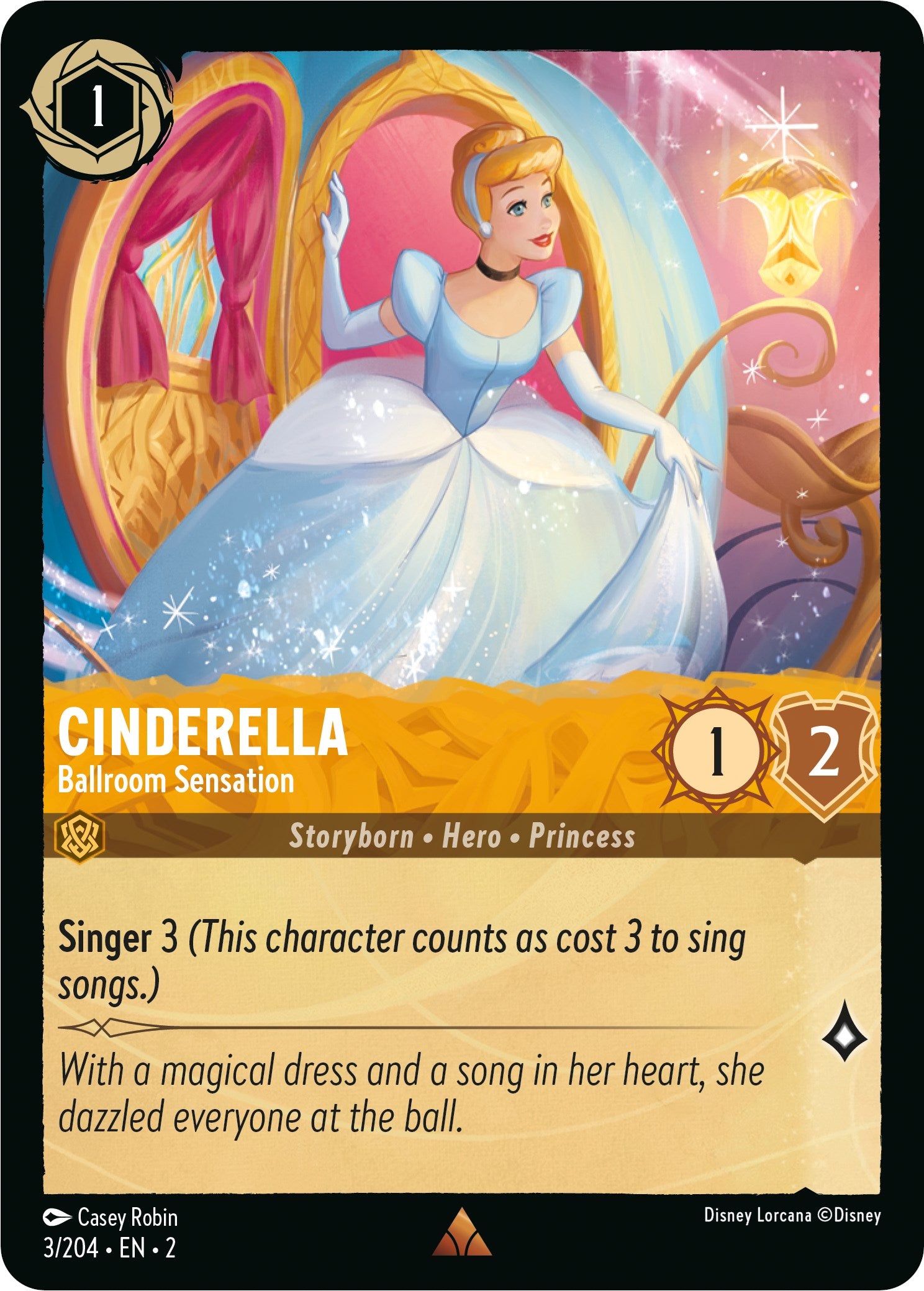 Cinderella - Ballroom Sensation (3/204) [Rise of the Floodborn] | Arkham Games and Comics