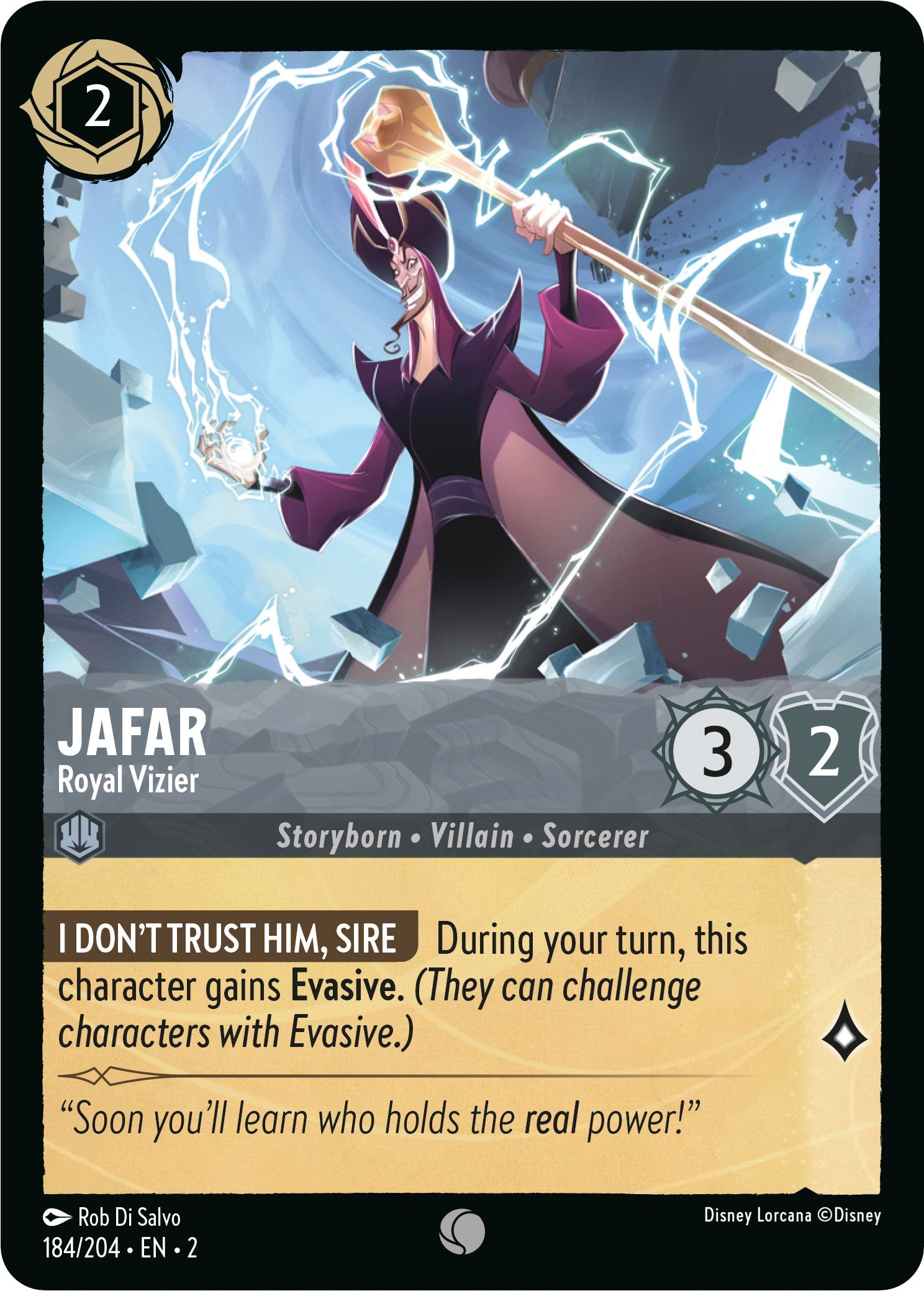 Jafar - Royal Vizier (184/204) [Rise of the Floodborn] | Arkham Games and Comics