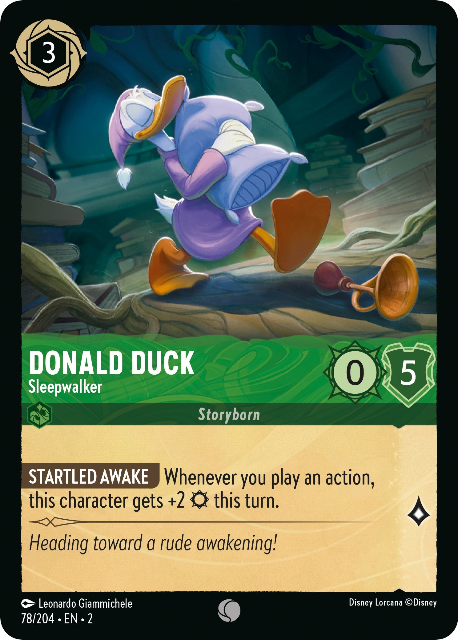 Donald Duck - Sleepwalker (78/204) [Rise of the Floodborn] | Arkham Games and Comics