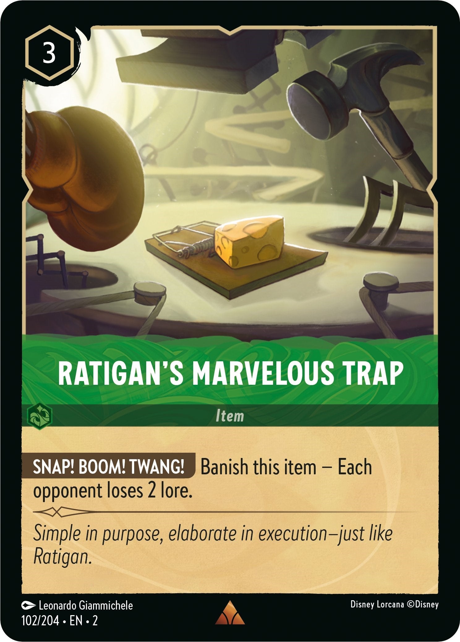 Ratigan's Marvelous Trap (102/204) [Rise of the Floodborn] | Arkham Games and Comics