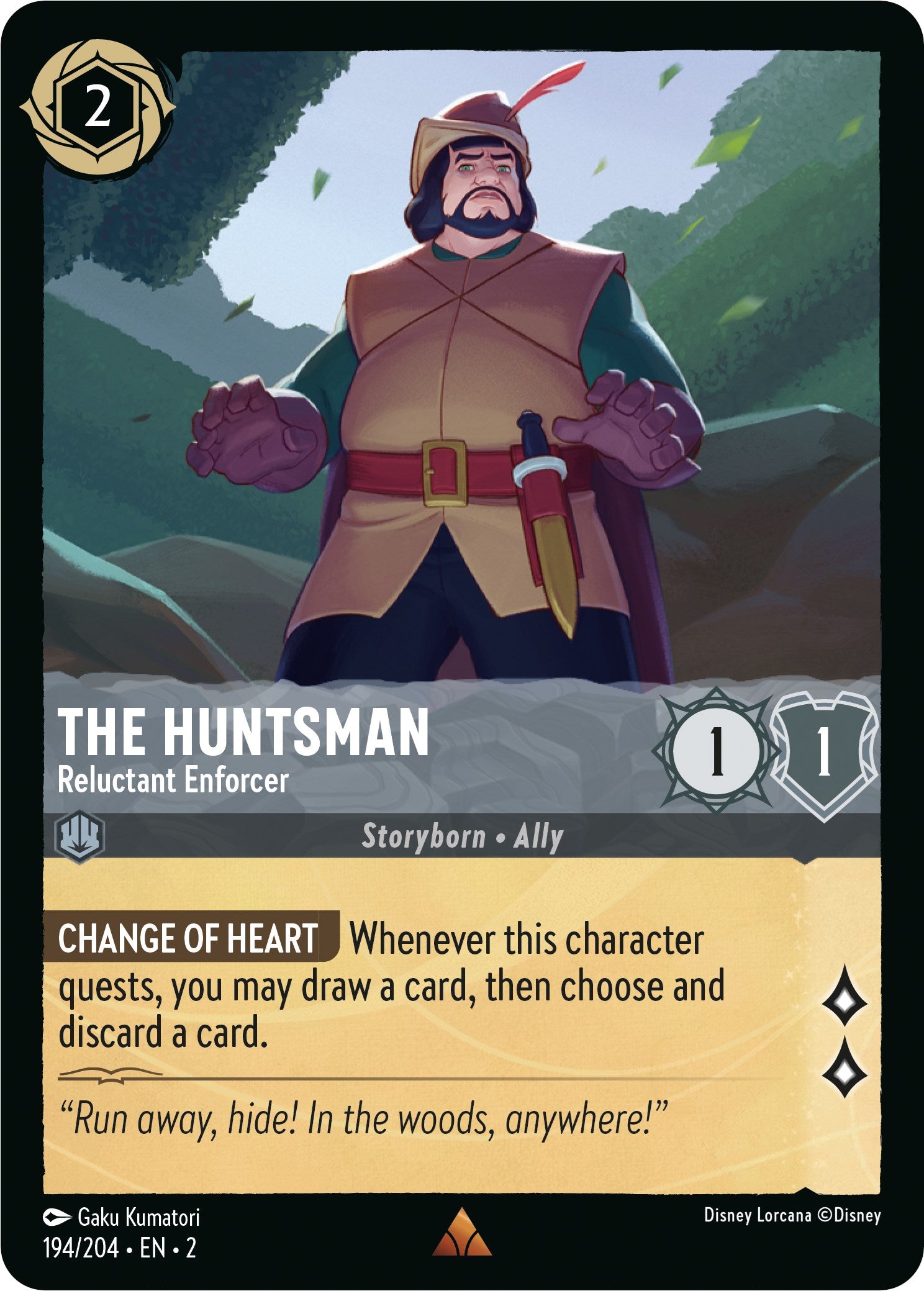 The Huntsman - Reluctant Enforcer (194/204) [Rise of the Floodborn] | Arkham Games and Comics